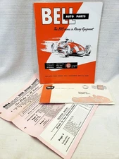 1954 BELL AUTO PARTS Vintage Catalog+ California Hot Rod Racing Equipment ~NICE~