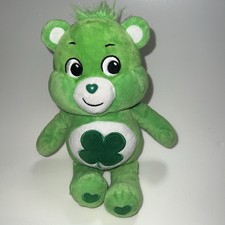 2021 Care Bears Plush 10" Good Luck Bear Green Shamrock