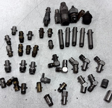Vintage Mostly Alemite Grease Gun Fittings Couplers Adapters Lot Of 42