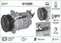Valeo Kompressor, Klimaanlage 813265 Passend FüR Nissan Renault