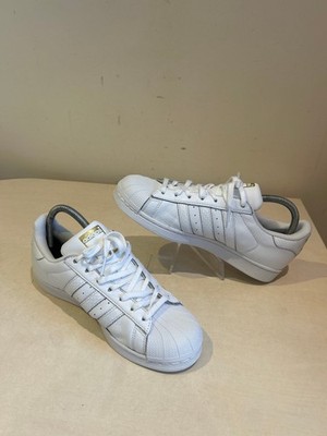 Adidas Superstar Damen Sportschuhe UK 7 weiß gold Shell Toe Classic 2016