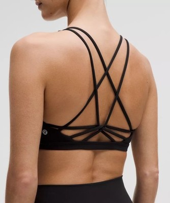 LULULEMON Nulu Strappy Back Scoop-Neck Sports Bra A/B Cup US10 UK14 BNWT RRP £48