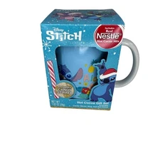 NIB Disney stitch hot cocoa mug set exp. 01/26
