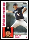 1984 Topps Baseball Nolan Ryan Houston Astros #470 NM Card
