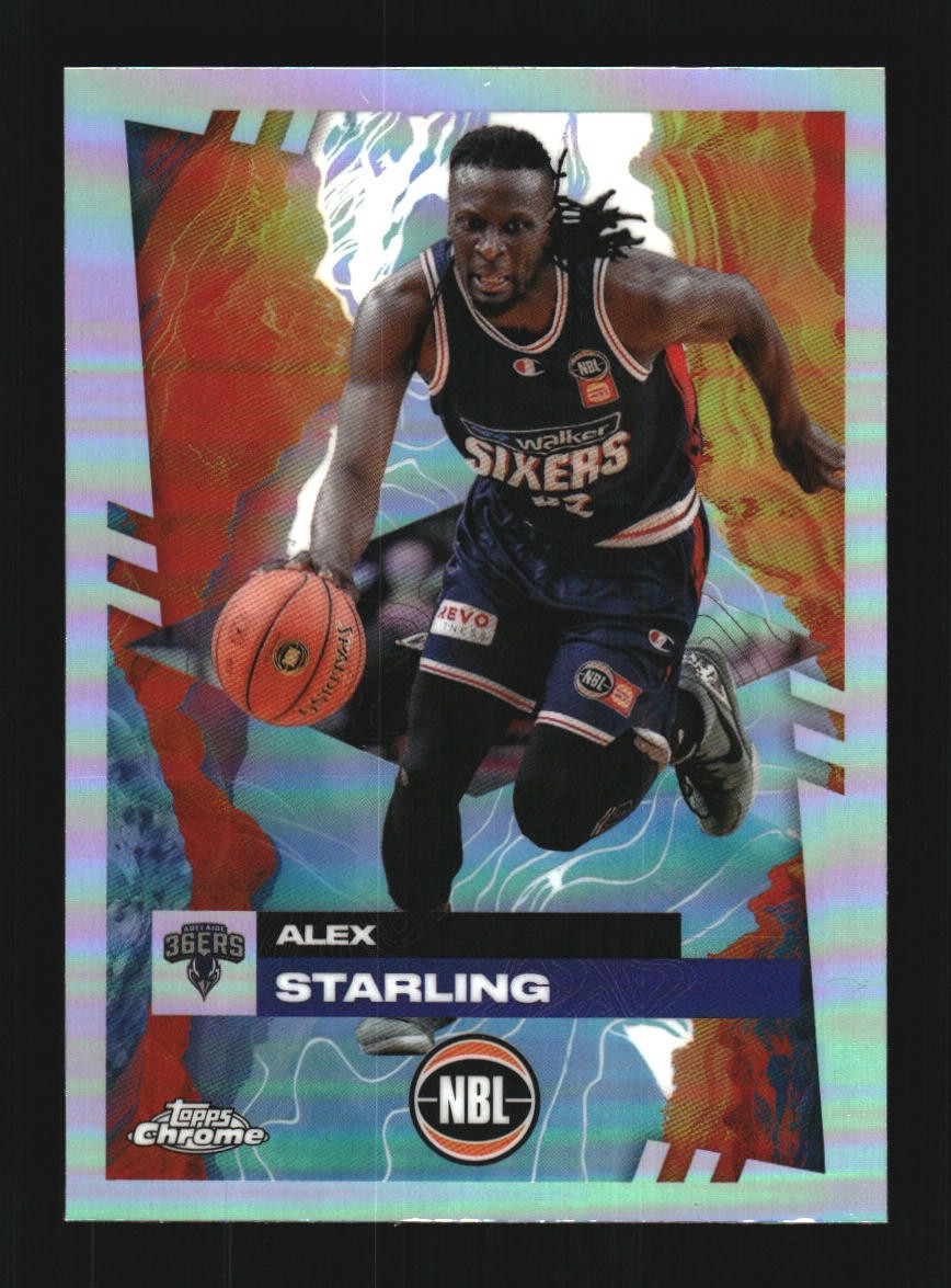 Alex Starling 2024-25 Topps Chrome NBL Refractor #8