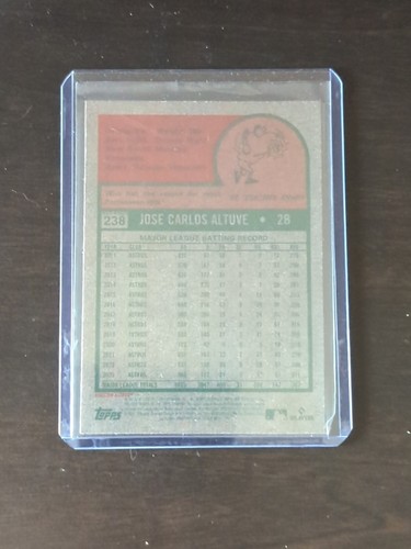 JOSE ALTUVE 2024 Topps Heritage variante bordo bianco #238 - Houston Astros - Foto 2 di 2