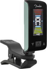 Genuine Fender Original Clip-On Color LCD Tuner for Guitar, Banjo - DAPHNE BLUE