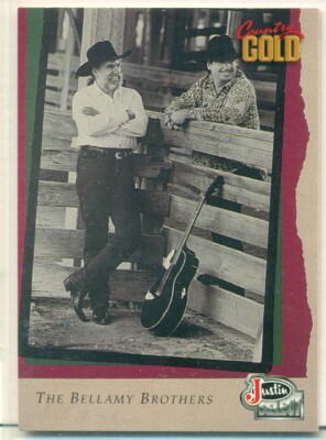 TRADING CARD - COUNTRY GOLD - 1993 - STERLING CARDS - THE BELLAMY BROTHERS