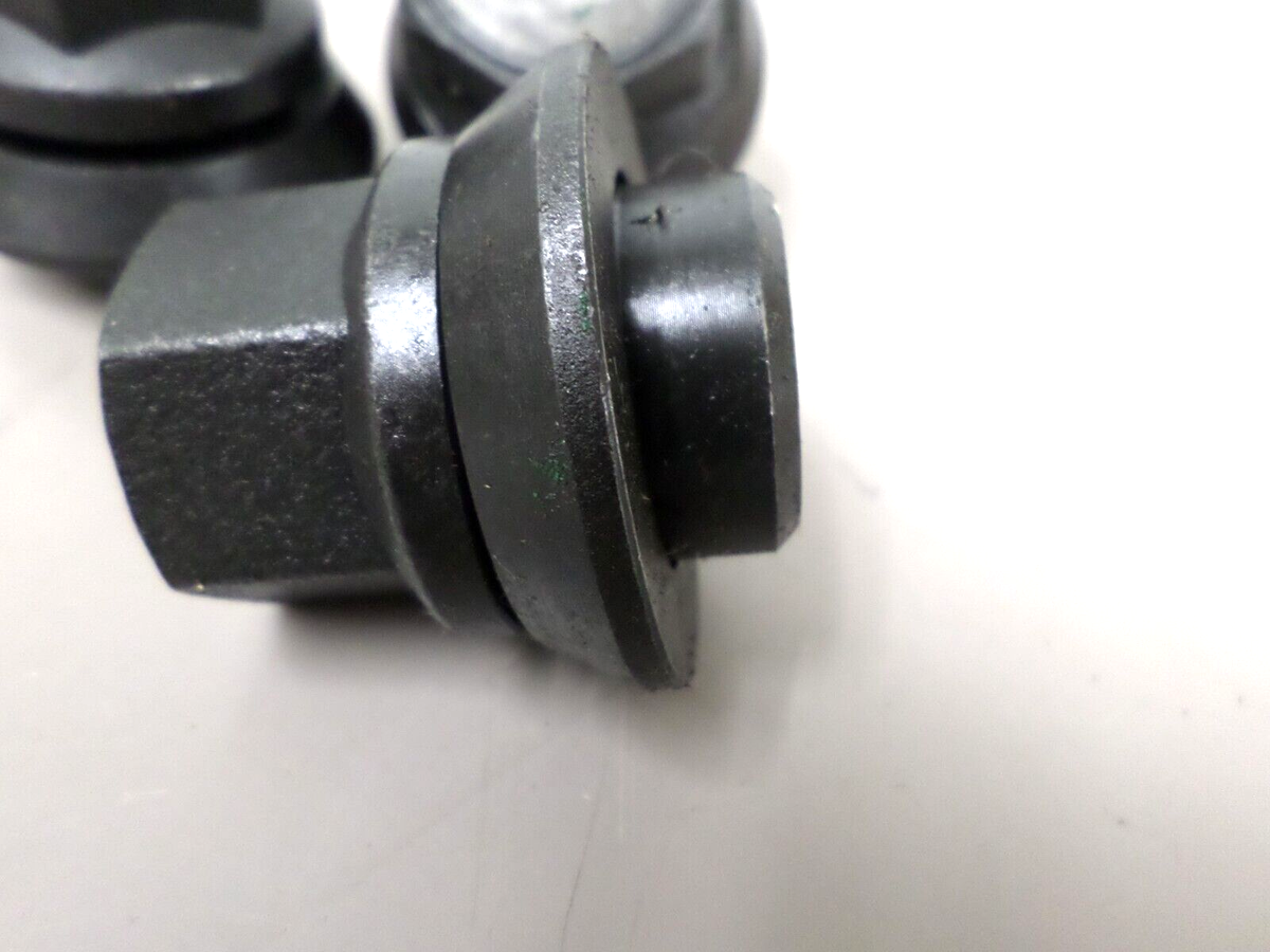 Lot of 3 - New Flyer 038114 Capped Flanged Skirt Wheel Lug Nuts