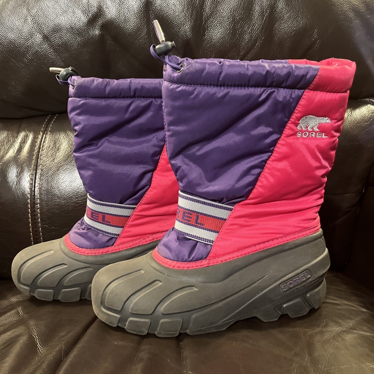 Sorel Kids 1287921600 Winter Snow Lined Insulated Rubber Boots