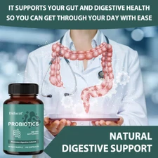 Gut Health 3in1 Probiotics Enhances Immunity Improves Digestion 30-120 Capsules