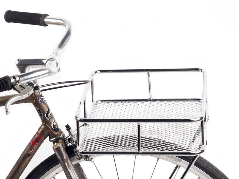 Fahrrad Vordererad Gepäckträger mit Reling Gepäckkorb Vorne Fahrradgepäckträger