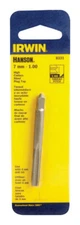 Irwin  Hanson  High Carbon Steel  Metric  Plug Tap  7mm-1  1 pc.