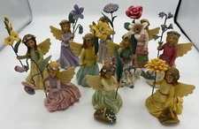 Demdaco Wildflower Angel Calendulas Figurine Choose your Month