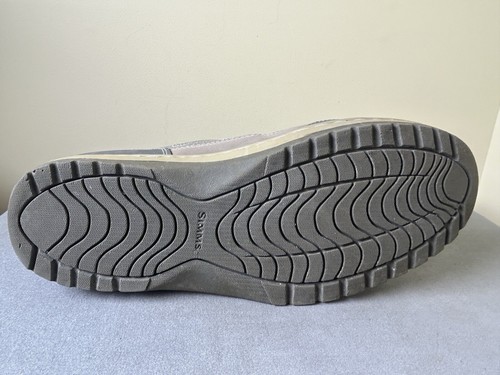 Scarpe da pesca SIMMS ballerine uomo pelle grigio talpa nylon taglia 10 - Foto 11 di 11