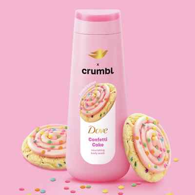 Dove X Crumbl Confetti Cake Liquid Body Wash (20oz) SHIPS FAST PRIORITY MAIL
