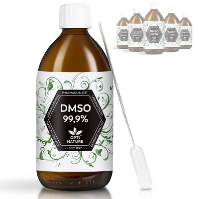 OPTI NATURE DMSO - Variationen Dimethylsulfoxid 99,9% Reinheit (Ph.Eur.) PREMIUMQUALITÄT