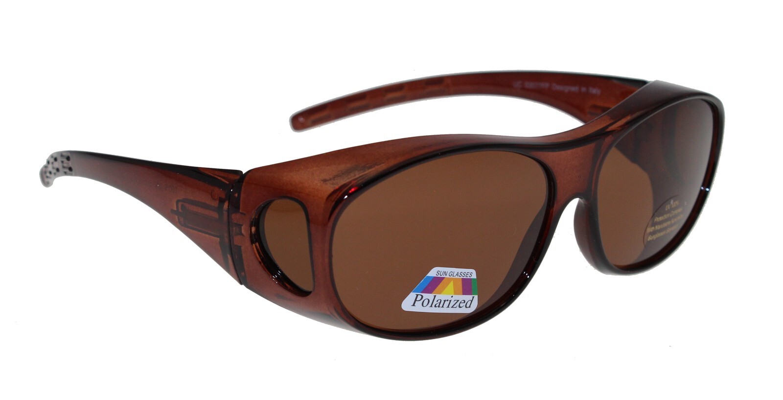 Mens Women Polarized Sunglasses Fit Over Glasses Spring Loaded Arm