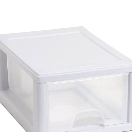 Sterilite Stacking Storage Drawer, Stackable Plastic Bin Drawer - Picture 30 of 35