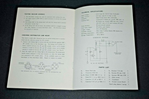 MICRONTA Manuale d'uso DC Timing Light modello 22-015 ~ RADIO SHACK - Foto 4 di 5