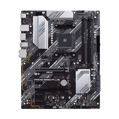ASUS PRIME B550-PLUS AMD Socket AM4 DDR4 ATX Motherboard, PCIe  4.0, 128 GB