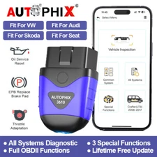 AUTOPHIX 3610 For VW AUDI Car Code Reader OBD2 Scanner Diagnostic Tool EPB OIL