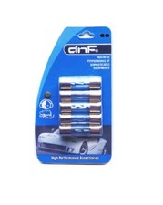 5 PCS 60 AMP AGU GOLD PLATED FUSES 60 AMP ROUND GLASS FUSES - SHIPS  TODAY!