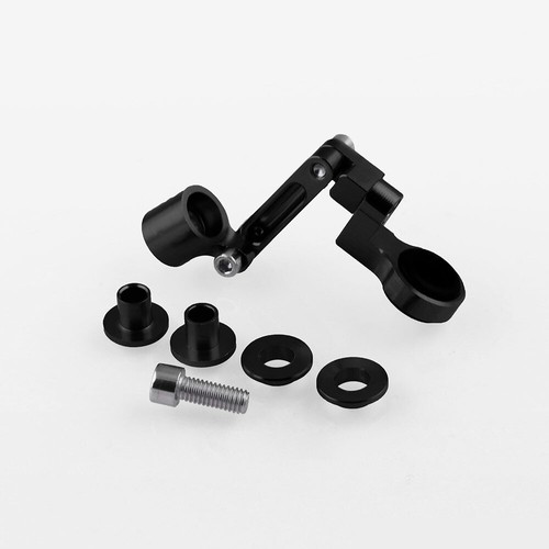Motorcycle Black CNC Brake Clutch Master Cylinder Fluid Reservoir Tank Oil Cup - Picture 3 of 5
