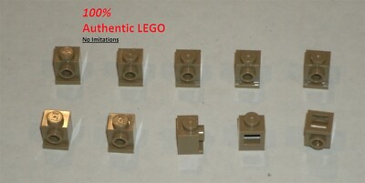 LEGO NEW 1x1 Dark Tan Brick with Headlight (10x) 6273590 Brick 4070 | eBay