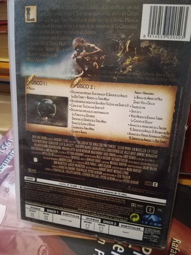El Señor de Los Anillos Las dos torres El viaje continúa Película DVD - Imagen 2 de 2