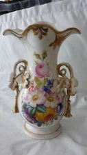 antique Old Paris porcelain vase