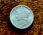 1939 P   Mercury Dime  UNCIRCULATED  Silver 10c ~ Free Shipping ~