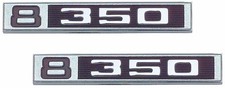 1969 1970 1971 1972 Chevrolet Truck Front Fender 8 350 Emblems 69-16722-350