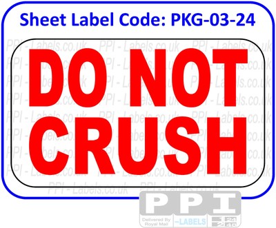 Do not crush labels