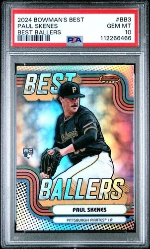 2024 Bowman's Best Ballers Paul Skenes RC #BB-3🔥PSA 10🔥GEM MINT🔥
