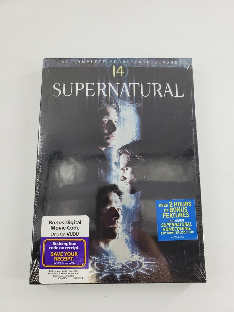 New Sealed Supernatural - The Complete Fourteenth Season DVD 14