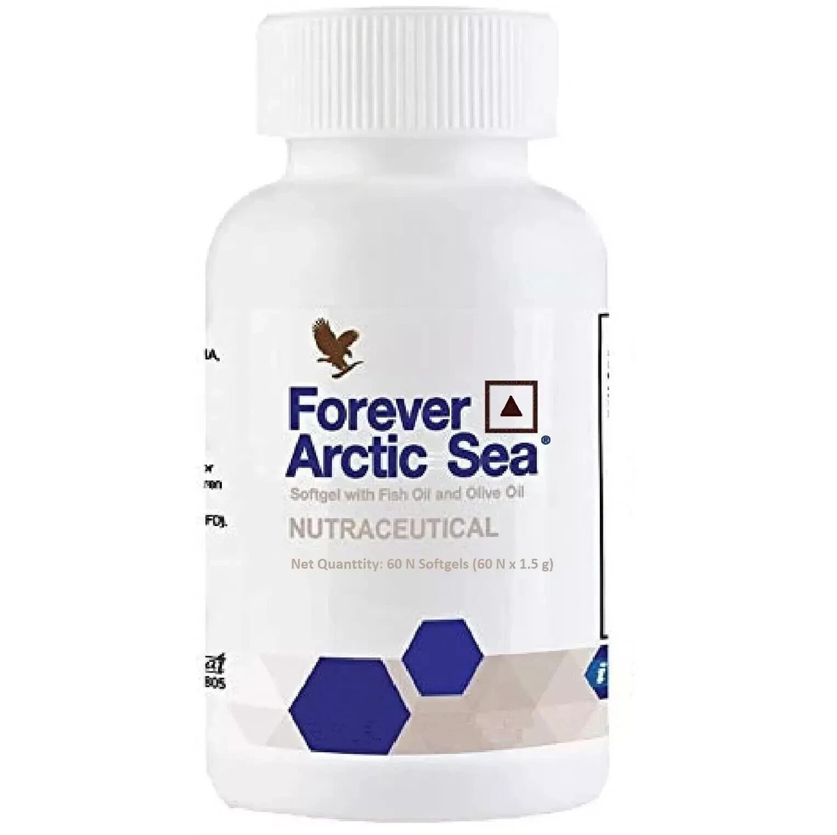 Forever Arctic Sea Super Omega 3 Fish Calamari Oil Soft Gels 120 
