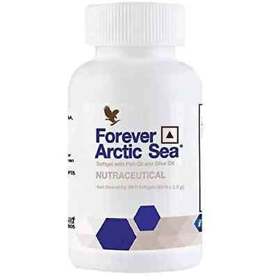 Forever Arctic Sea Super Omega 3 Fish Calamari Oil Soft Gels 120 Softgels