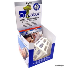 CuLator Spa-Pak 6-Month Hot Tub Metal Eliminator & Stain Preventer w/Gator Egg