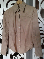Camicia Beige Gessato Esisto di Conbipel tg. M