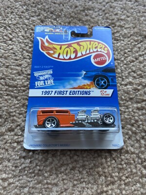 1997 Hot Wheels First Edition Way 2 Fast 7/12 Cars 16667 Pin-Hedz MINTY RARE