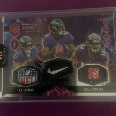2022 Elements Team Chemistry Jackson/Dobbins/Hamilton Triple Patch 1/1