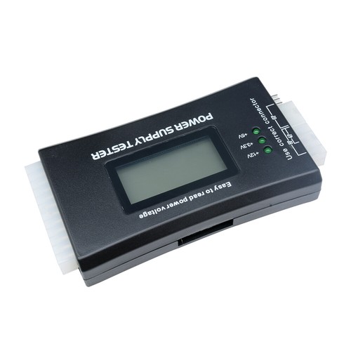 Power Supply Tester 20 24 Pin Sata LCD PSU HD ATX BTX Voltage Test Source. - 第 1/11 張圖片