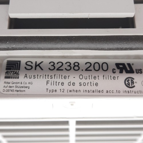 Rittal SK 3238.200 Austrittsfilter, Vlies, 10μm Filtration, 5,85 Zoll x 5,85 Zoll - Bild 2 von 4