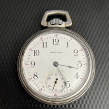 1905 Waltham 15 Jewels pendant pocket watch runs XLNT Grade 620