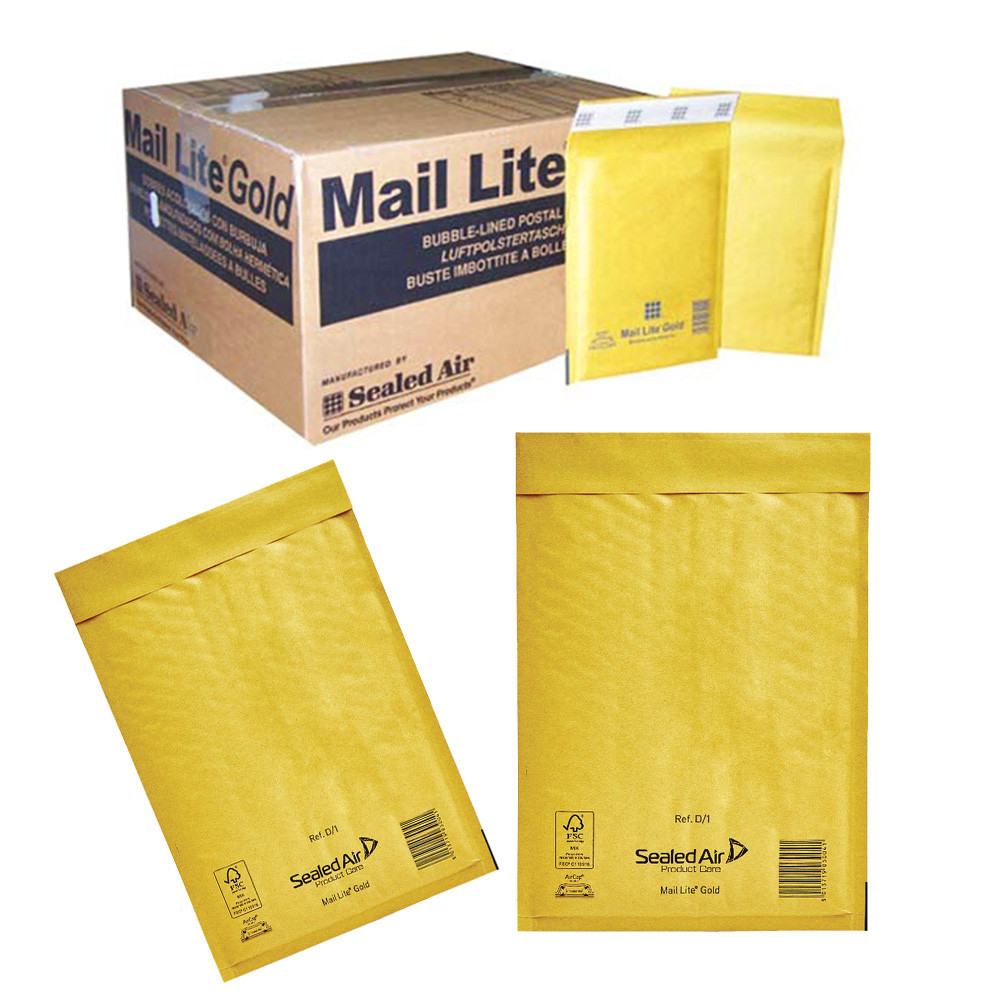 PADDED BUBBLE BAGS ENVELOPES GOLD POSTAL STRONG AND CHEAP MAIL BAGS