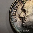 1954 10c Silver Roosevelt Dime - Original Toning - SKU-L0834