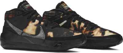 Nike KD 13 Bleach Plaid Black White Onyx DA0895 005 Men's Size 9