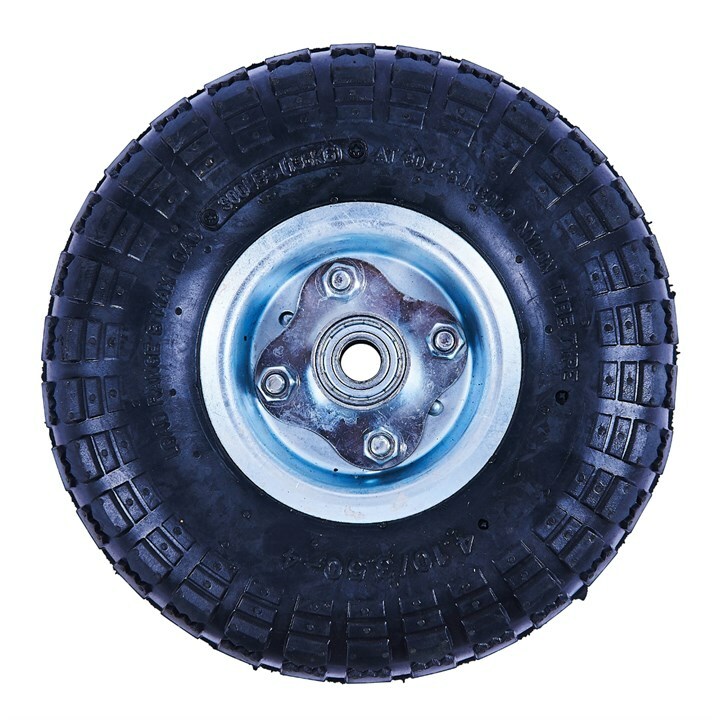 2 x 10"" PNEUMATIC SACK TRUCK TROLLEY WHEEL BARROW TYRE TYRES 4.10/3.5 REPLACEMEN