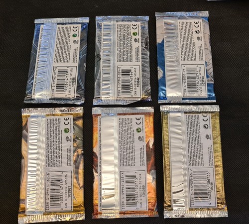 YuGiOh 1st Edition GX Booster Packs Factory Sealed X6 - Picture 2 of 2